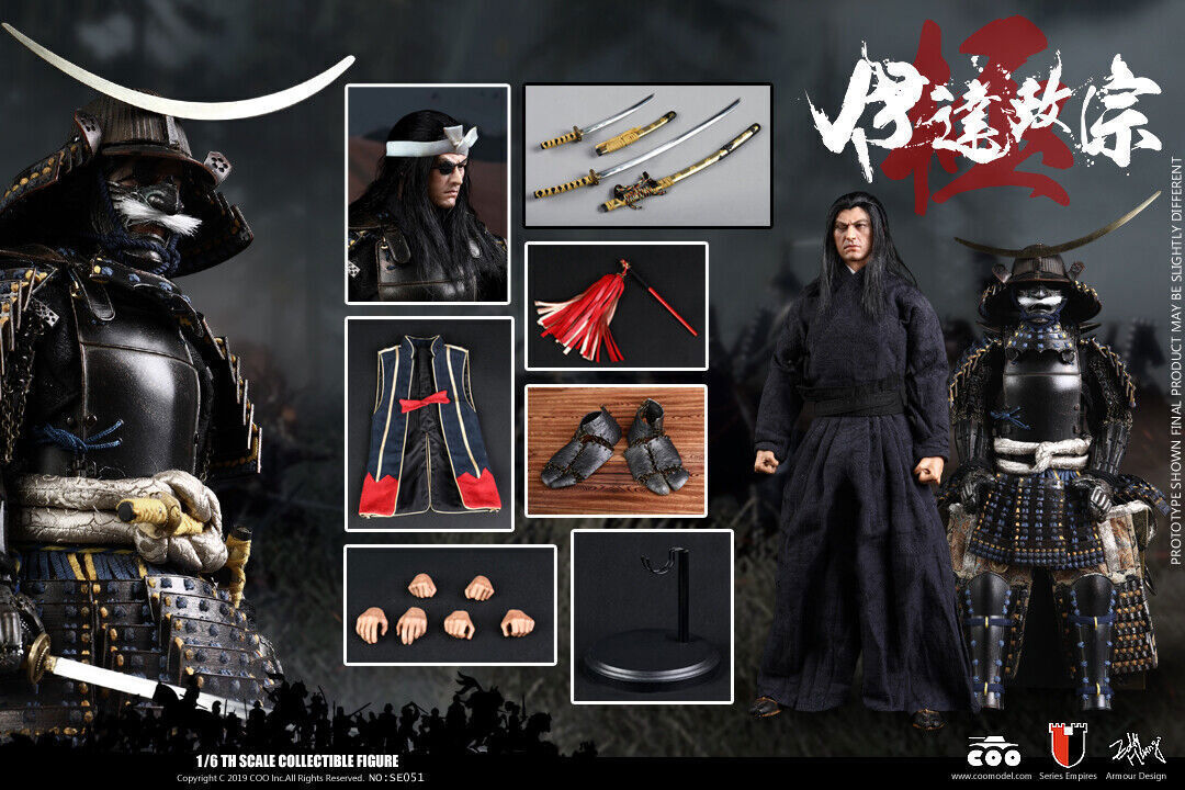 COOMODEL Japanese Samurai Metal ARMOR DATE MASAMUNE 1/6 FIGURE MASTERPIECE VER.