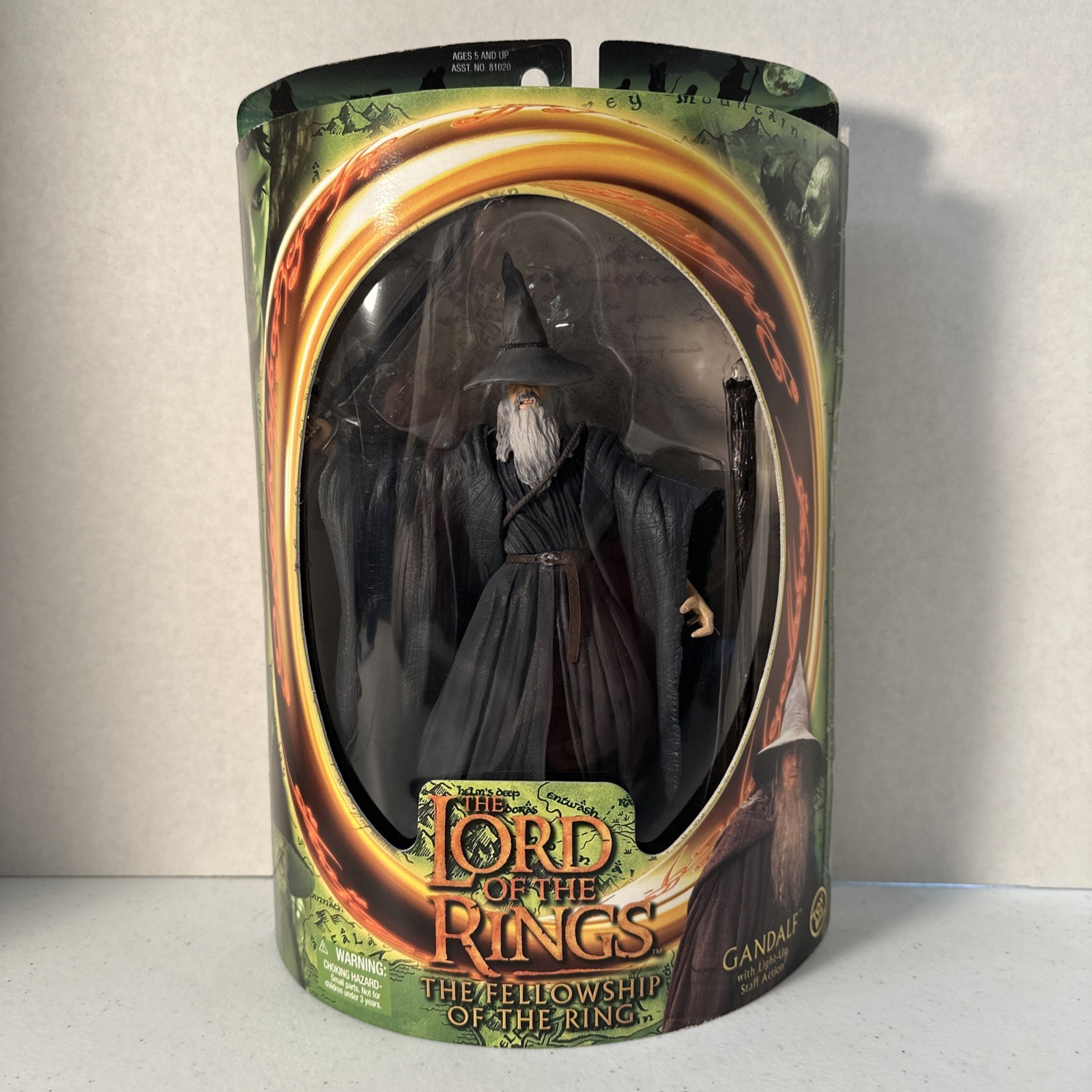 Lord of the Rings Fellowship of the Ring: Gandalf 8″ Figure (Toy Biz, 2001)