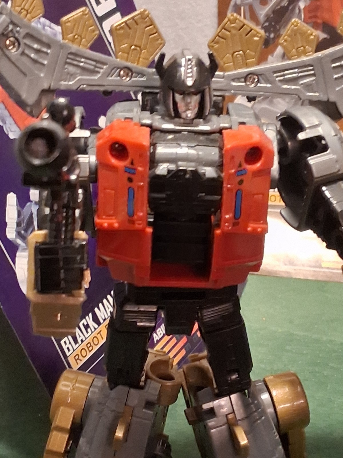 Transformers Black Mambo Dino Robot Force