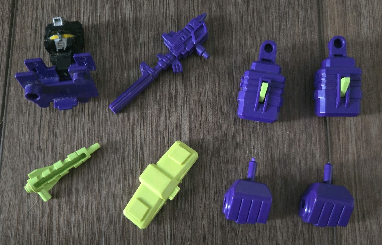 1985 Hasbro G1 TRANSFORMERS Constructicons DEVASTATOR Head Arms Accessories