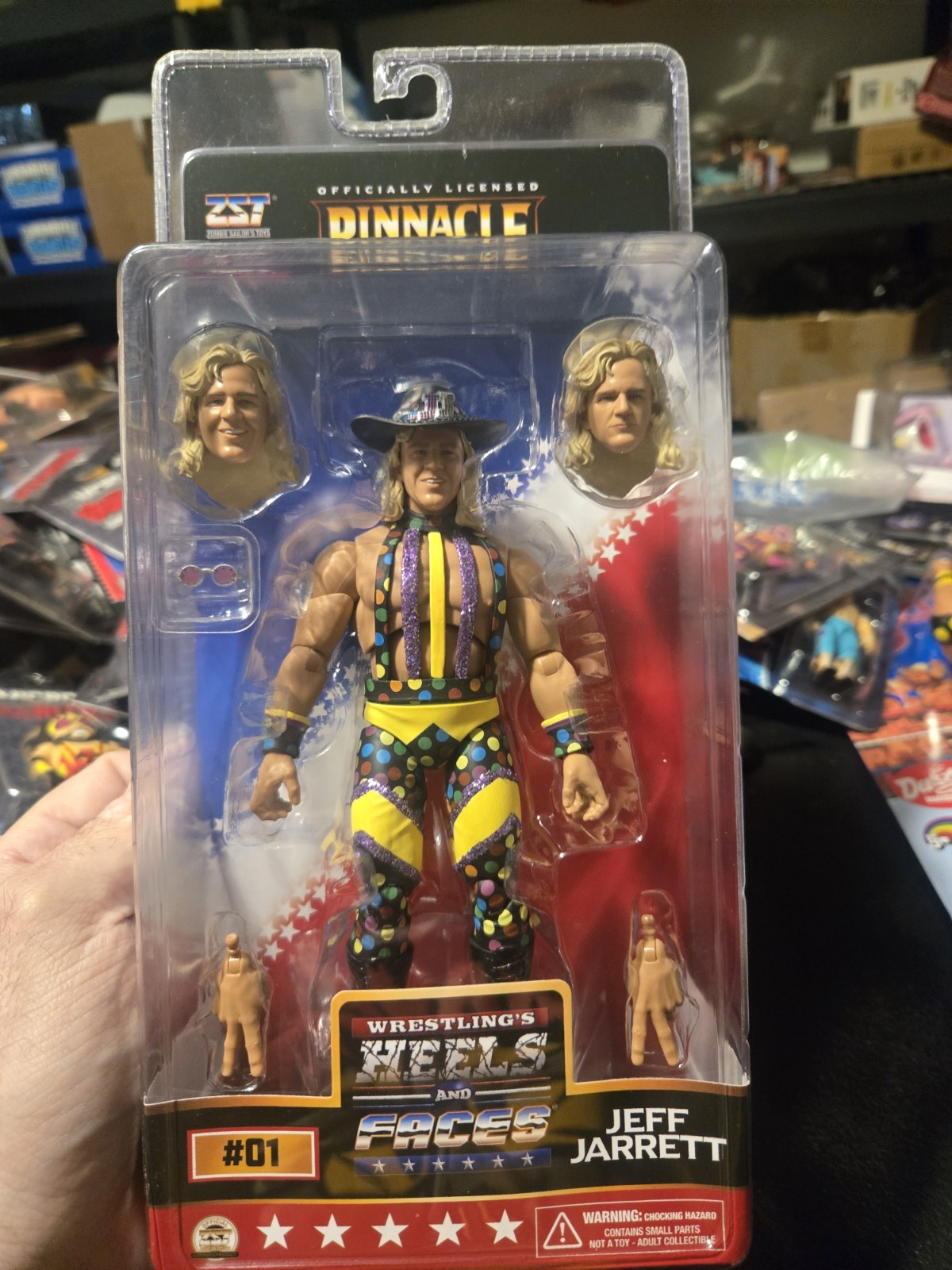 Pinnacle Collection Series 1 Jeff Jarrett Action Figure #01 Brand New & Sealed