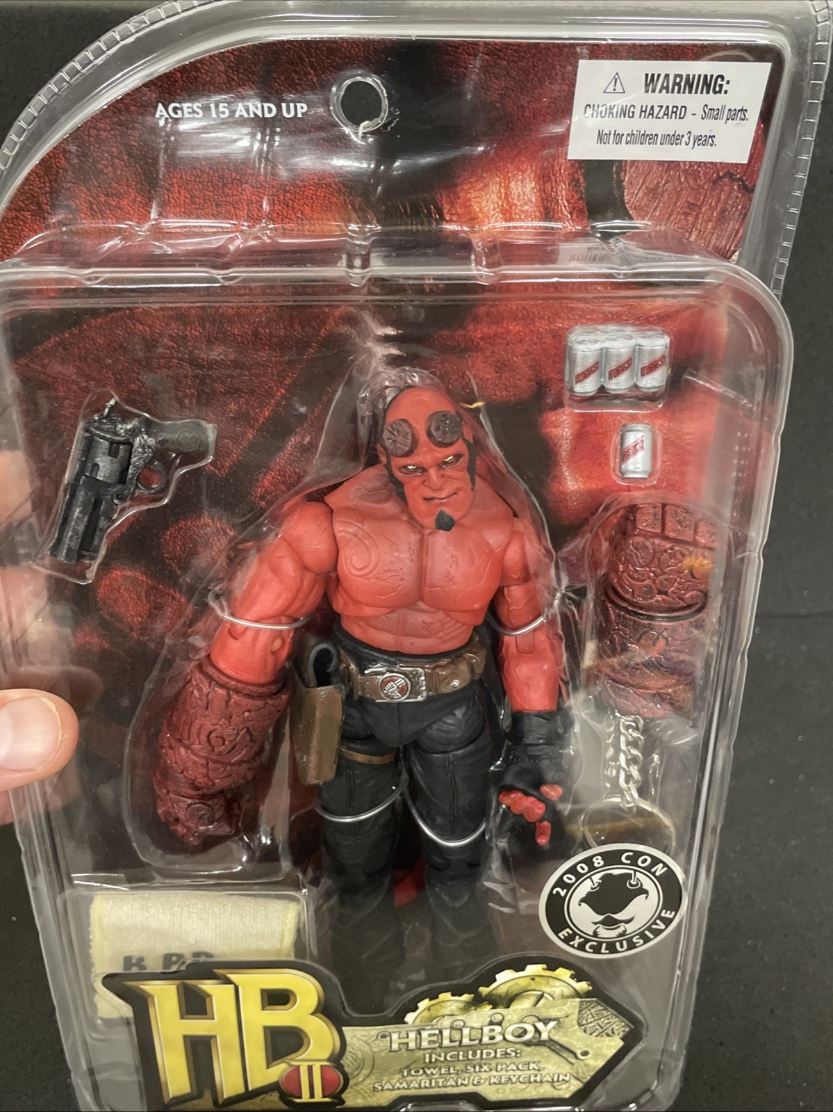 Hellboy Hellboy II The Golden Figure Comic Con Exclusive New NIB Mezco Toys 2008