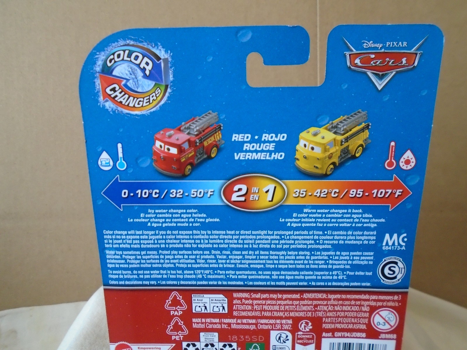 Disney Pixar Cars -Red – 2026 release Color Changers Race & Rescue