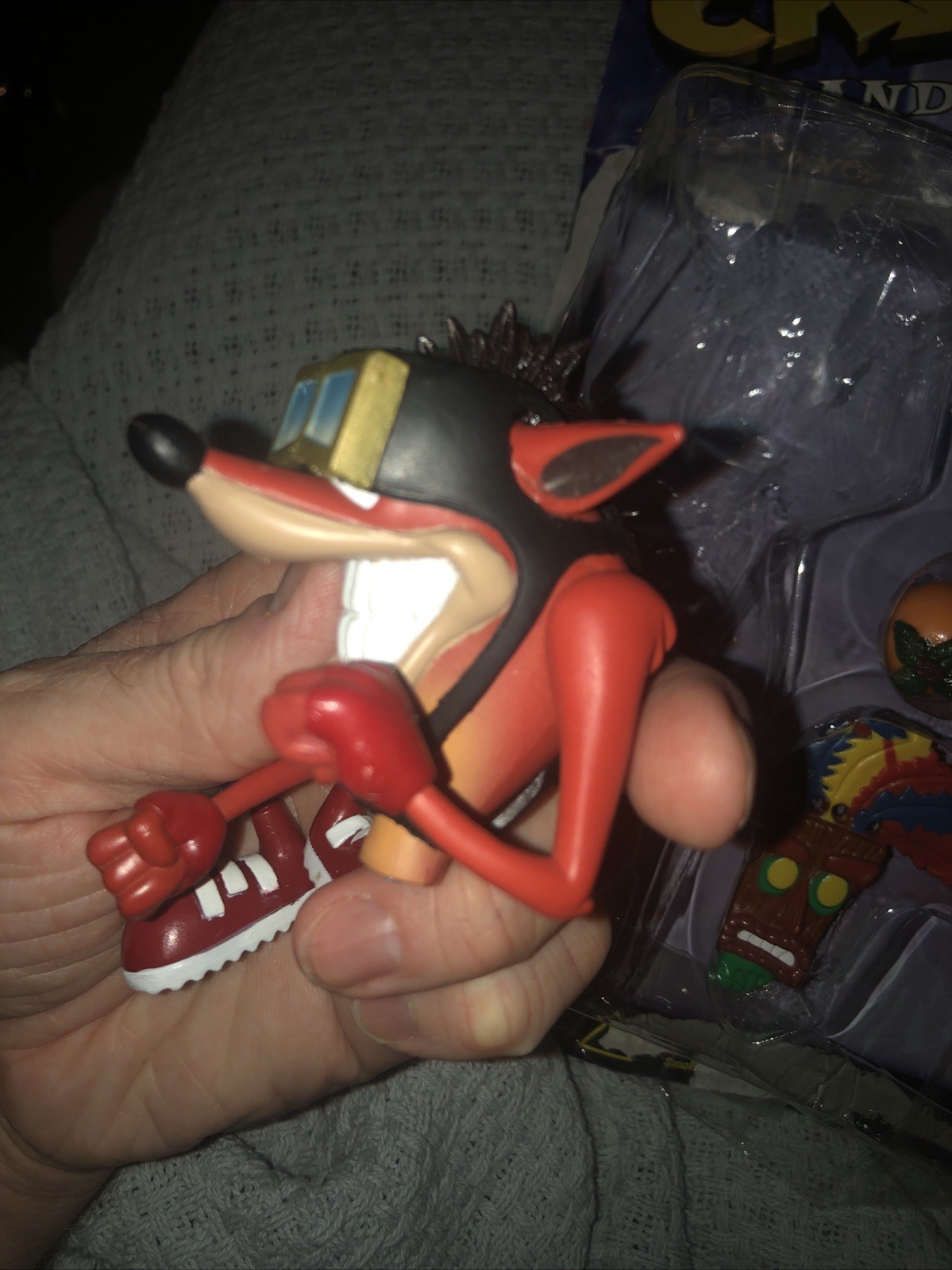Jet Pack Crash Bandicoot Action Figure Resaurus Toy Figurine PlayStation 1998 PS