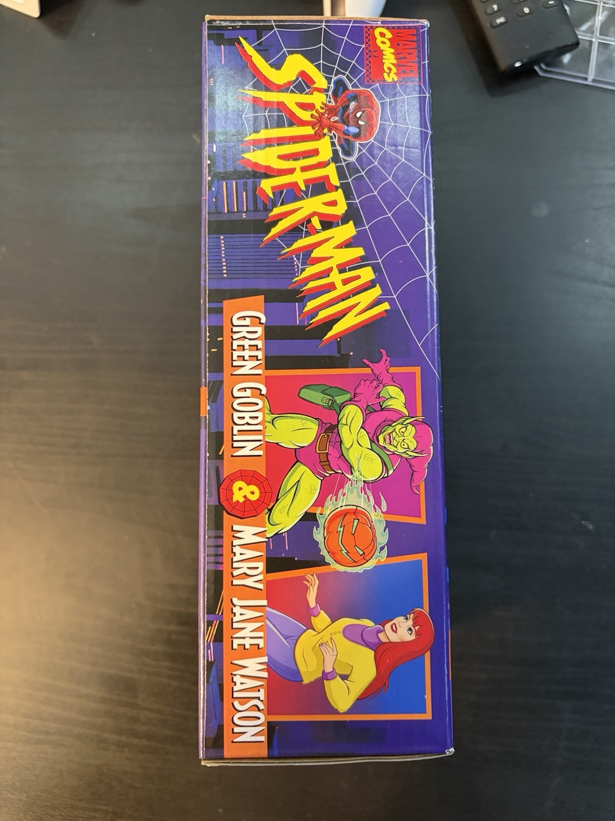Marvel Legends Spider-Man Animated Green Goblin & Mary Jane Watson, Open Box