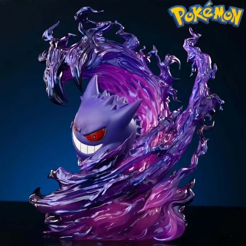 Authentic Anime Gengar Battle Feature Figure Collectible Statue PVC Model Gift