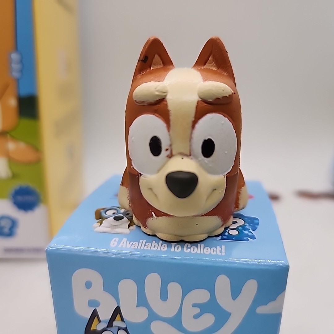 Bluey Mashems Series 3 Squishy Mash’ems GLITTER Brown CHILLI HEELER New 🐕