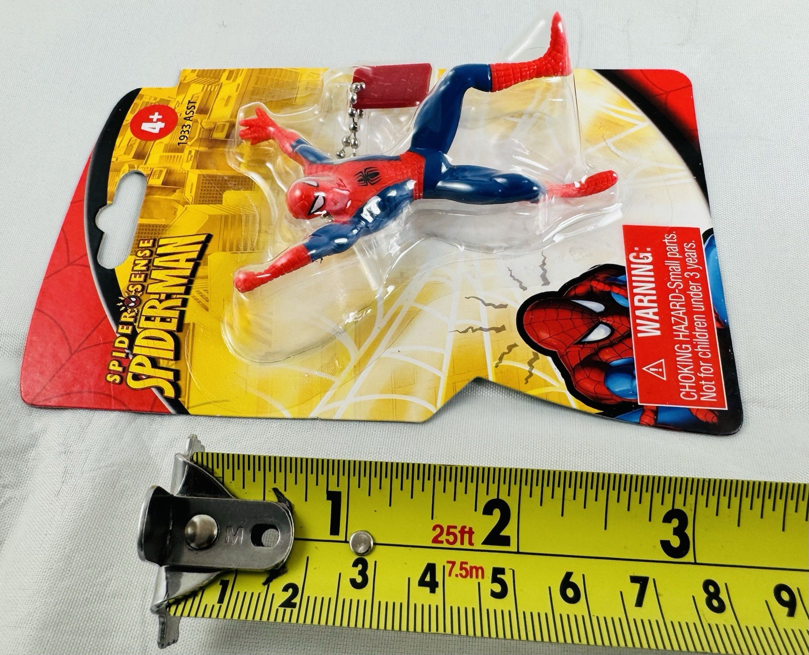 MARVEL SPIDER-MAN KEYCHAIN SPIDER SENSE 2010 BASIC FUN