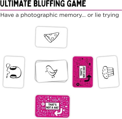That’s Not A Hat-Fun Bluffing & Memory Party Game for All Ages Components