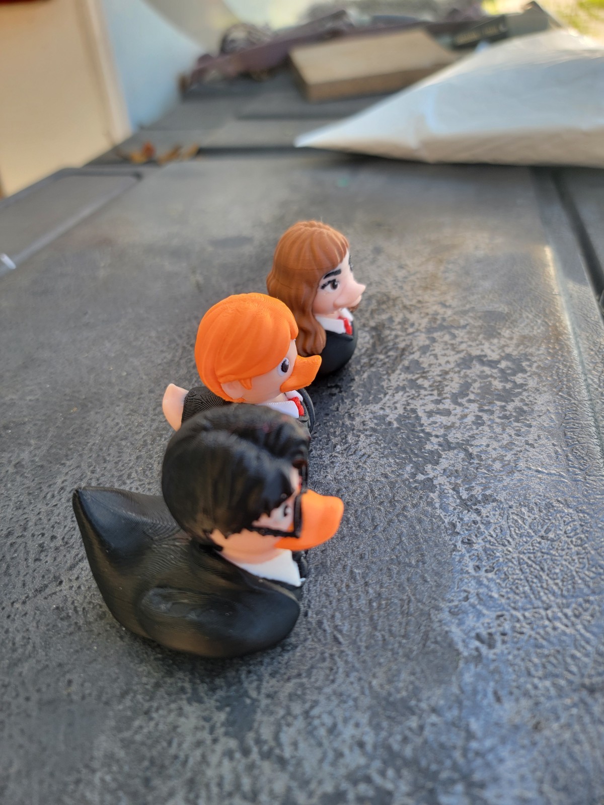 Harry Potter 3 Pack 3D Duck Jeep Ducking HARRY POTTER, HERMIONE, RON WEASLEY