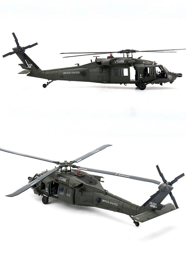 Bless Wing 1/48 Scale U.S. MH-60L Black Hawk 160th SOAR Diecast Helicopter Model
