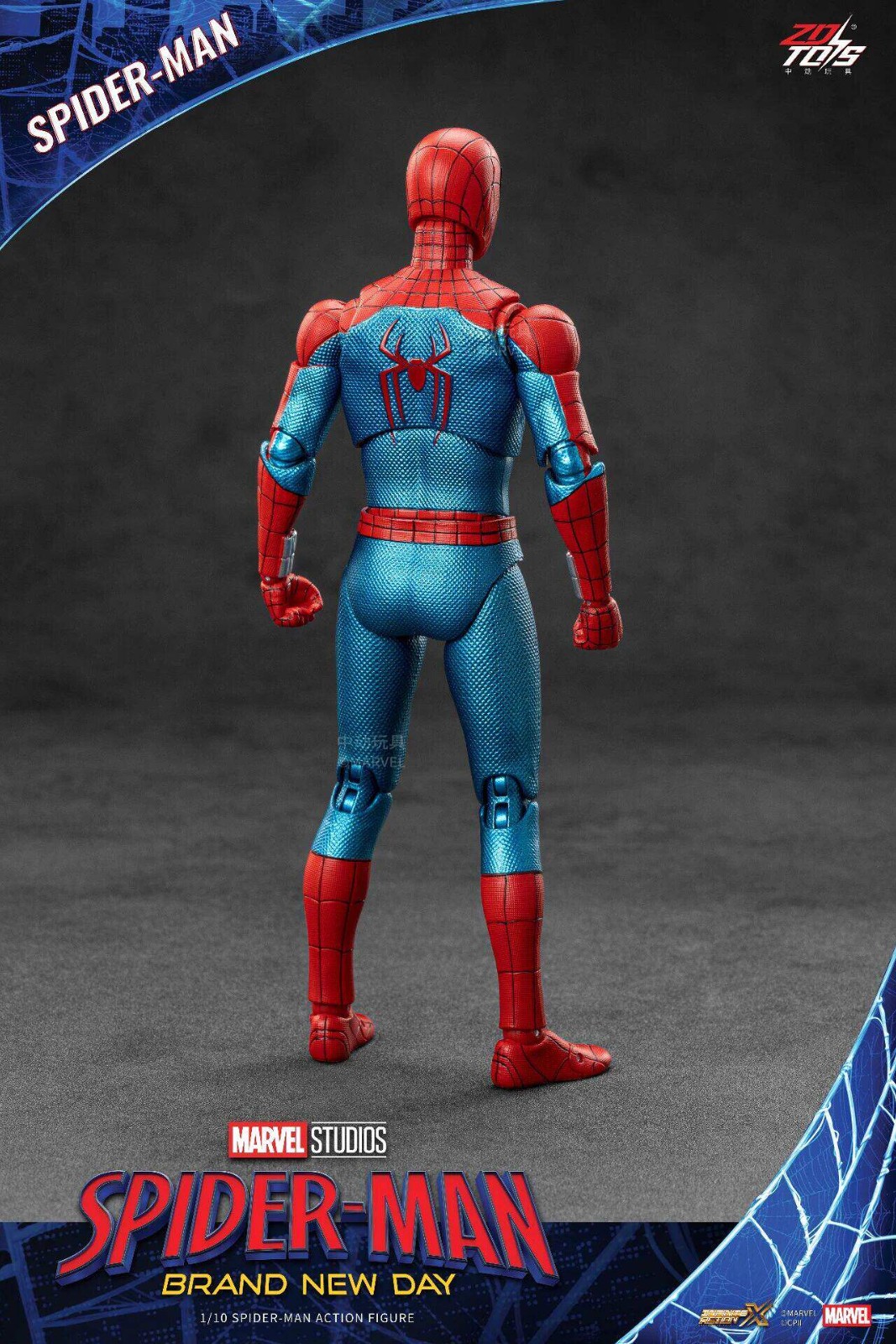 Presale ZD TOY SpiderMan Series Brand New Day Scarlet Spider Man Action Figure