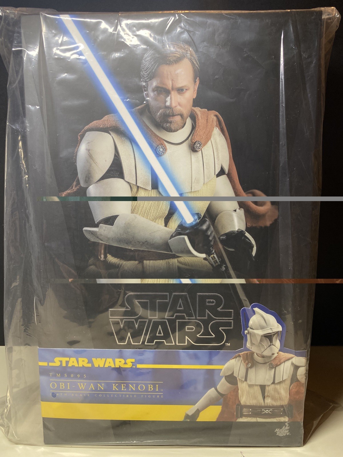 Hot Toys Star Wars Obi-Wan Kenobi The Clone Wars TMS095 *Near Mint Condition