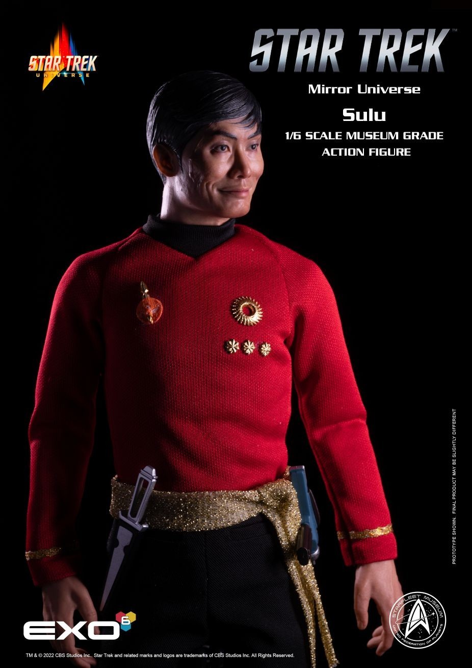 Star Trek TOS Mirror Universe Sulu 1/6 Action Figure EXO-6 New USA Seller OOP