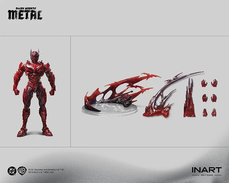 INART MAG-C0001 1/12 Batman Dark Nights Metal Red Death Action Figure In Hand