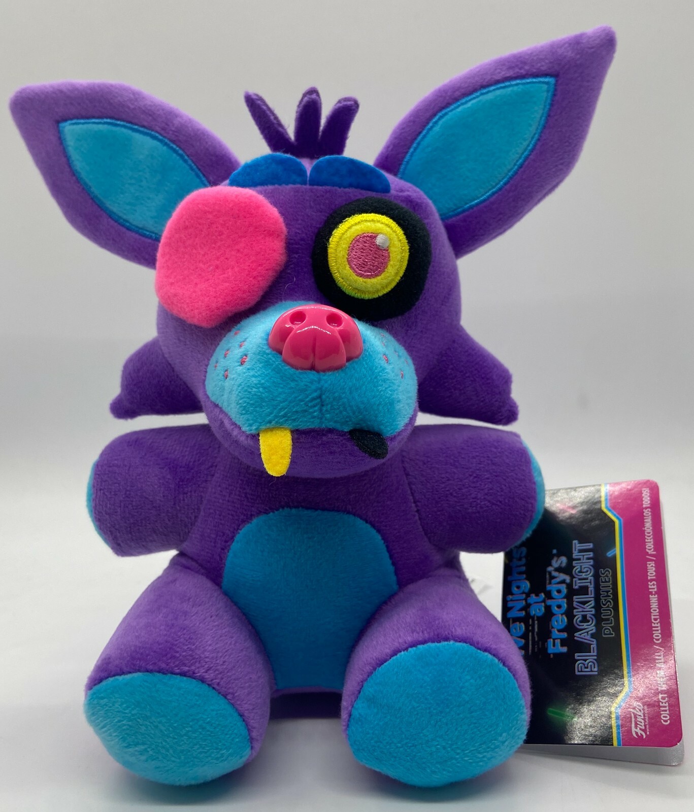 FUNKO PURPLE FOXY BLACKLIGHT 2017 FNAF FIVE NIGHTS AT FREDDYS 8″ OFFICIAL PLUSH