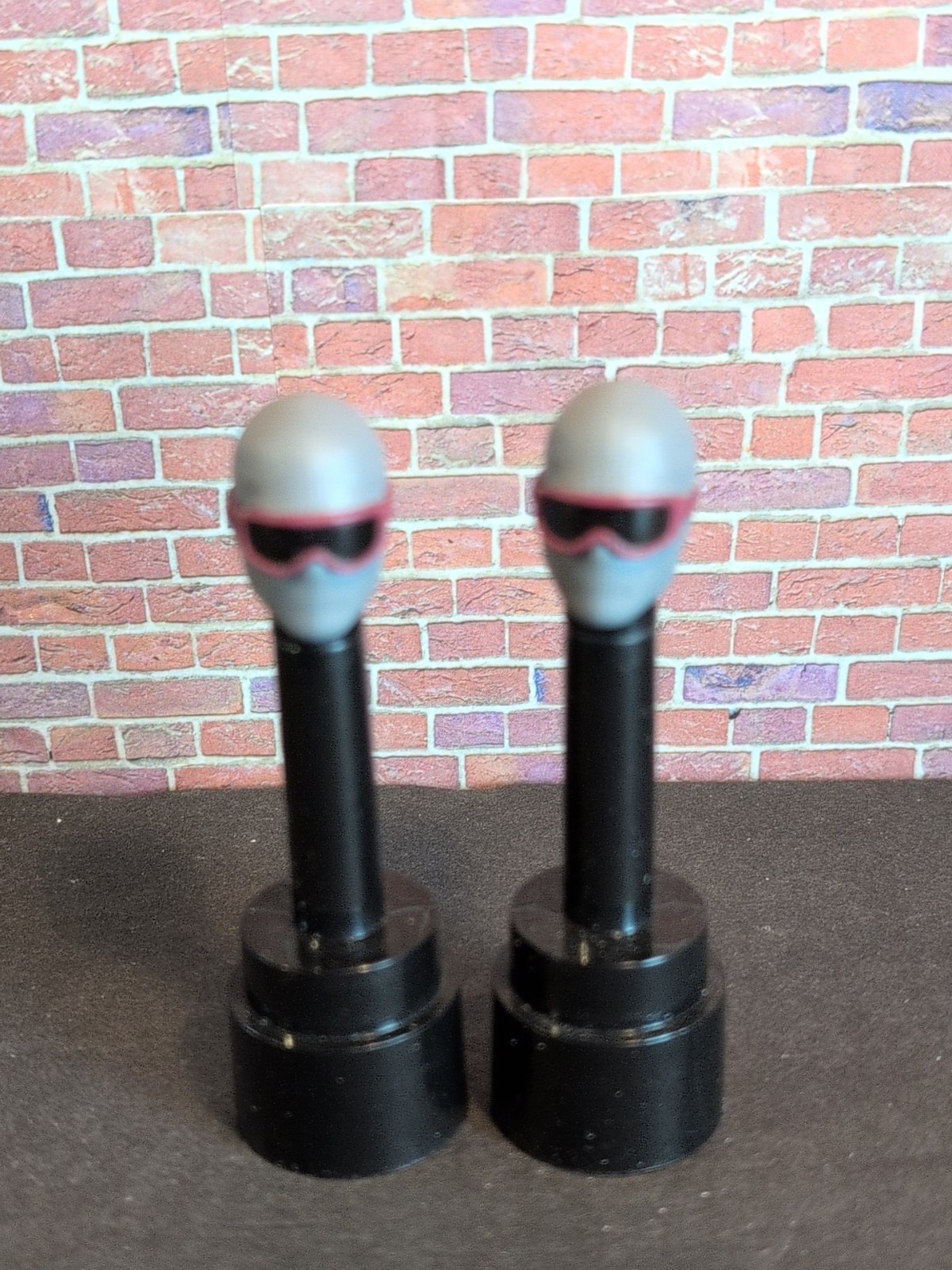 Valaverse Action Force Two Grey & Red Masked Heads for 6″ Action Figures