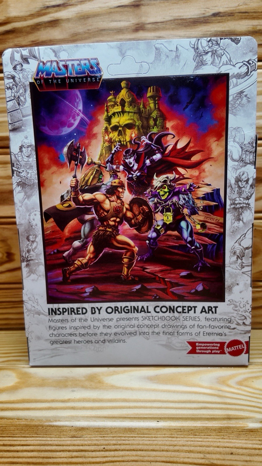 Masters of the Universe Origins Sketchbook Series He-Man Action Figure Unpunched