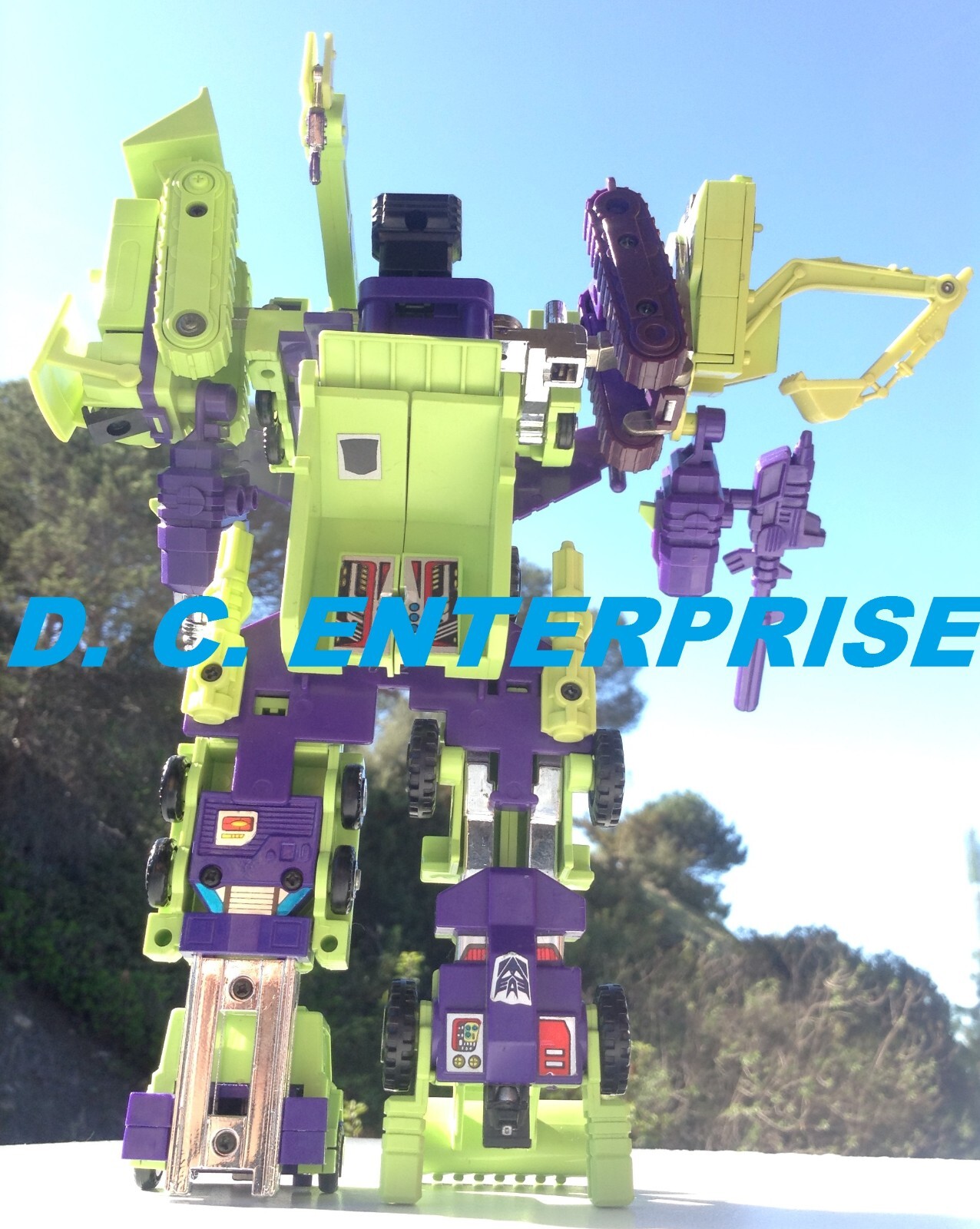 HASBRO TRANSFORMERS G1 SERIES 2  DEVASTATOR INCOMPLETE CONSTRUCTICON & PART 1985