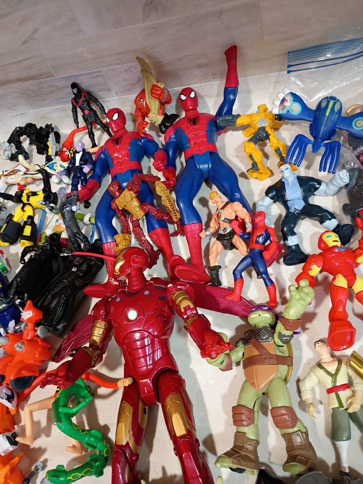 Lot Of Mixed Branded Action Figures And Accessories 6 Lbs Total