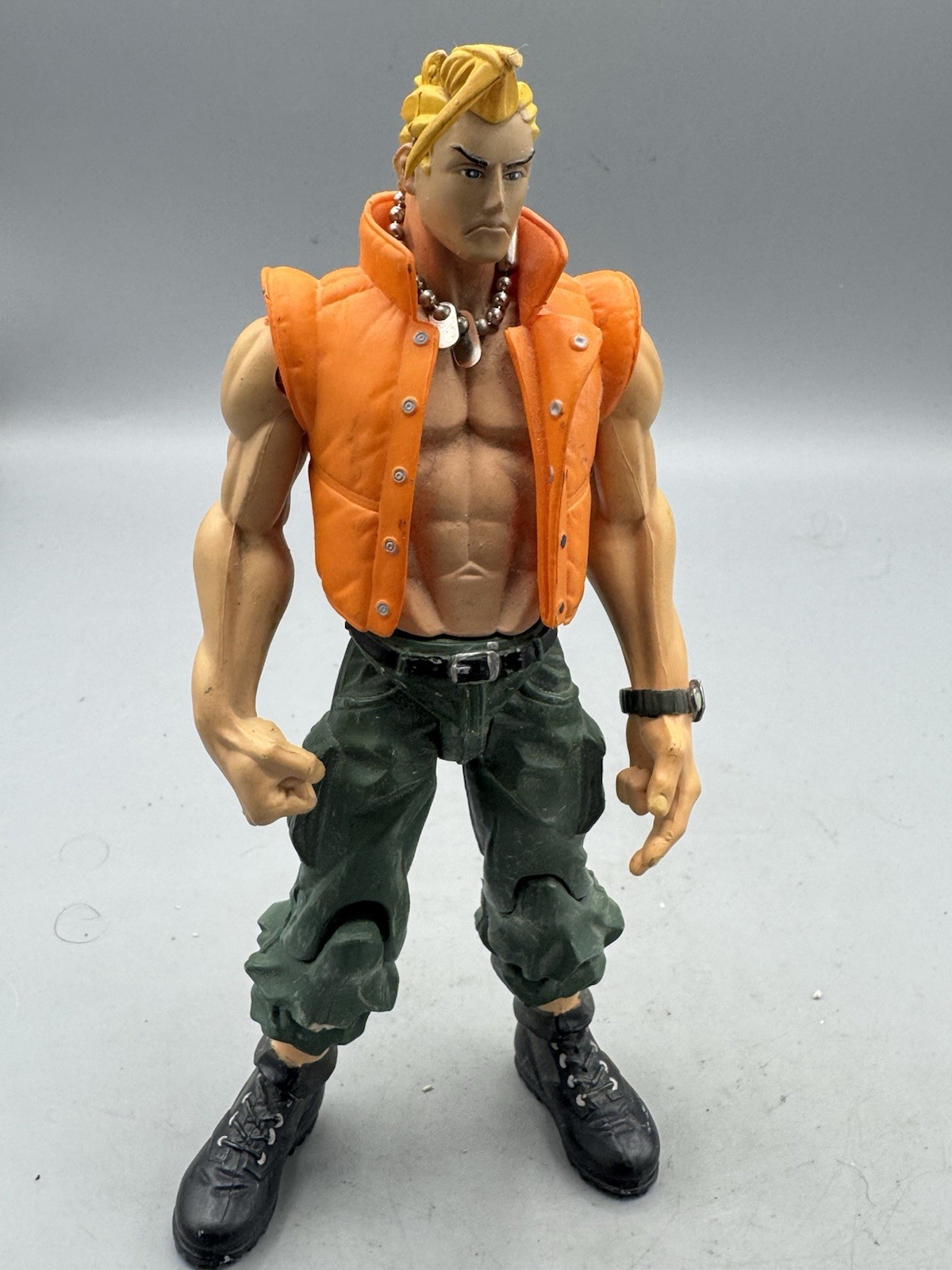 Resaurus CHARLIE NASH Capcom Street Fighter Round 2 Vintage 7.5” Action Figure