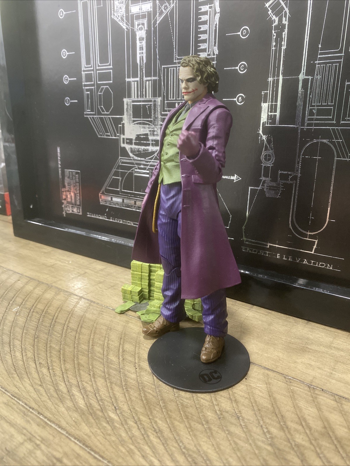 McFarlane JOKER Dark Knight Movie DC MULTIVERSE Heath Ledger 2023 7in.