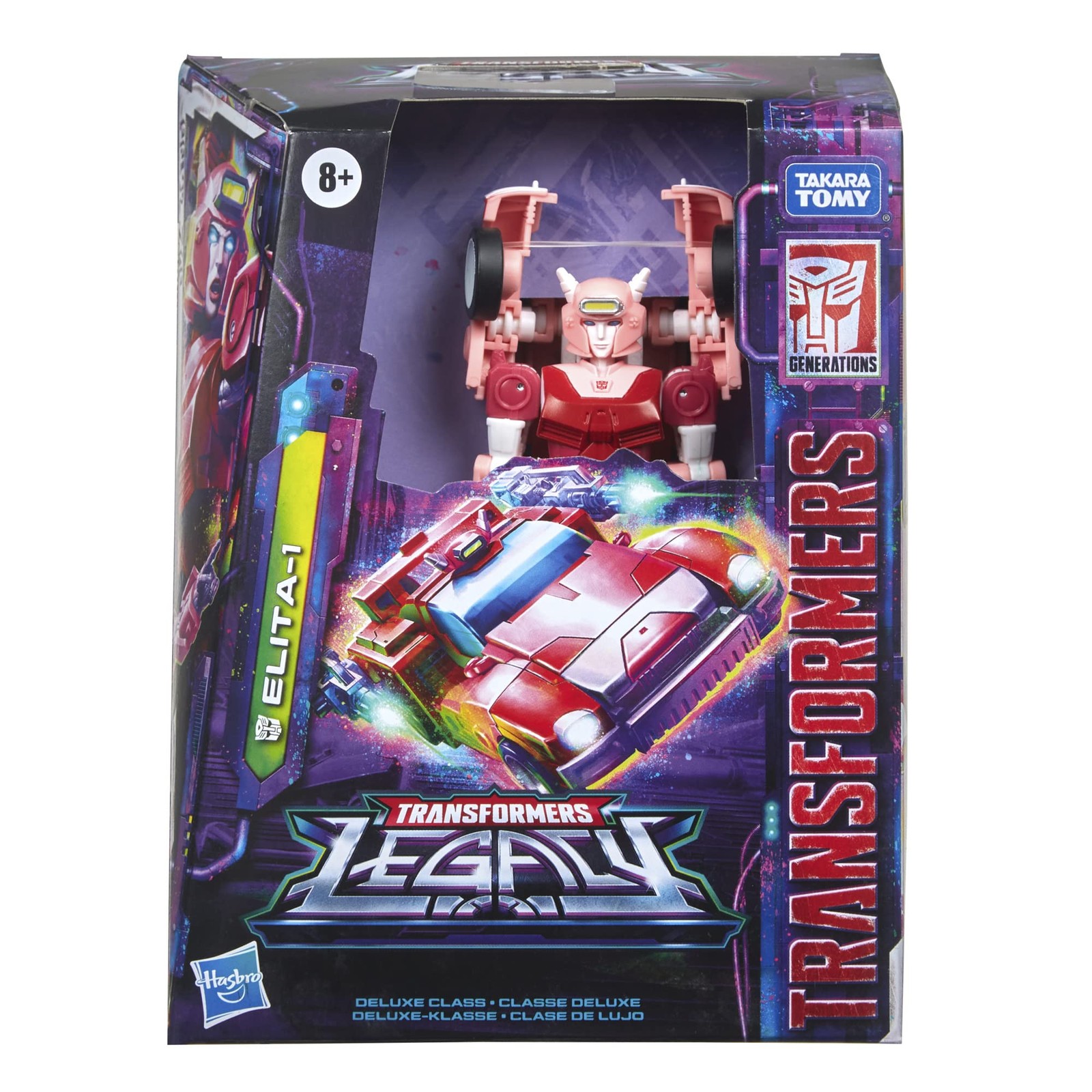 Transformers Toys Generations Legacy Deluxe Elita-1 Action Figure – Kids Ages 8