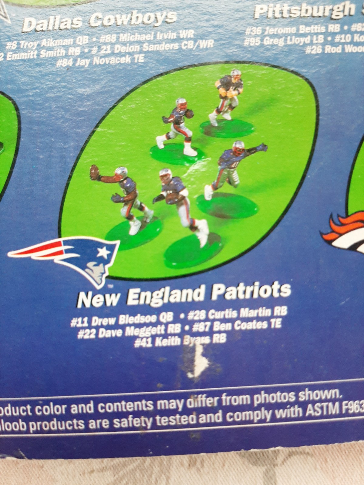 Vintage New England Patriots 1997 All-Star MVPs NFL Poseable Action Figures 66