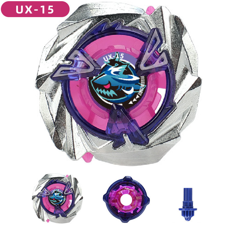 Burst Beyblade UX-15 Purple Silver Master Starter Bey Blade Spinning Top Gyro