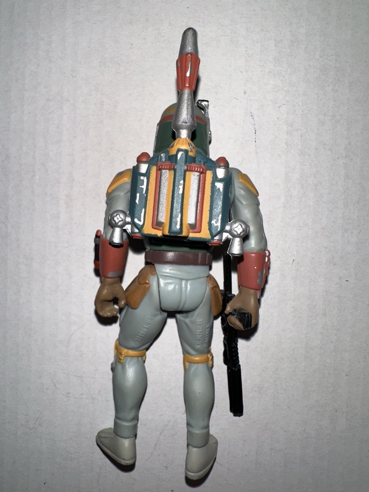 Star Wars POTF Boba Fett Half Circle Variant Complete Figure Kenner 1995 As Show