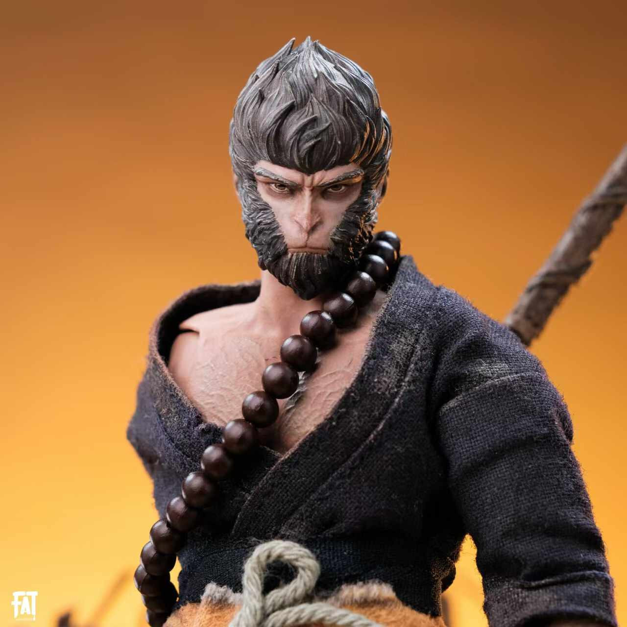 Painted 1:12 Head Sculpt Journey to the West Monkey King Sun Wukong 6″ Model Toy
