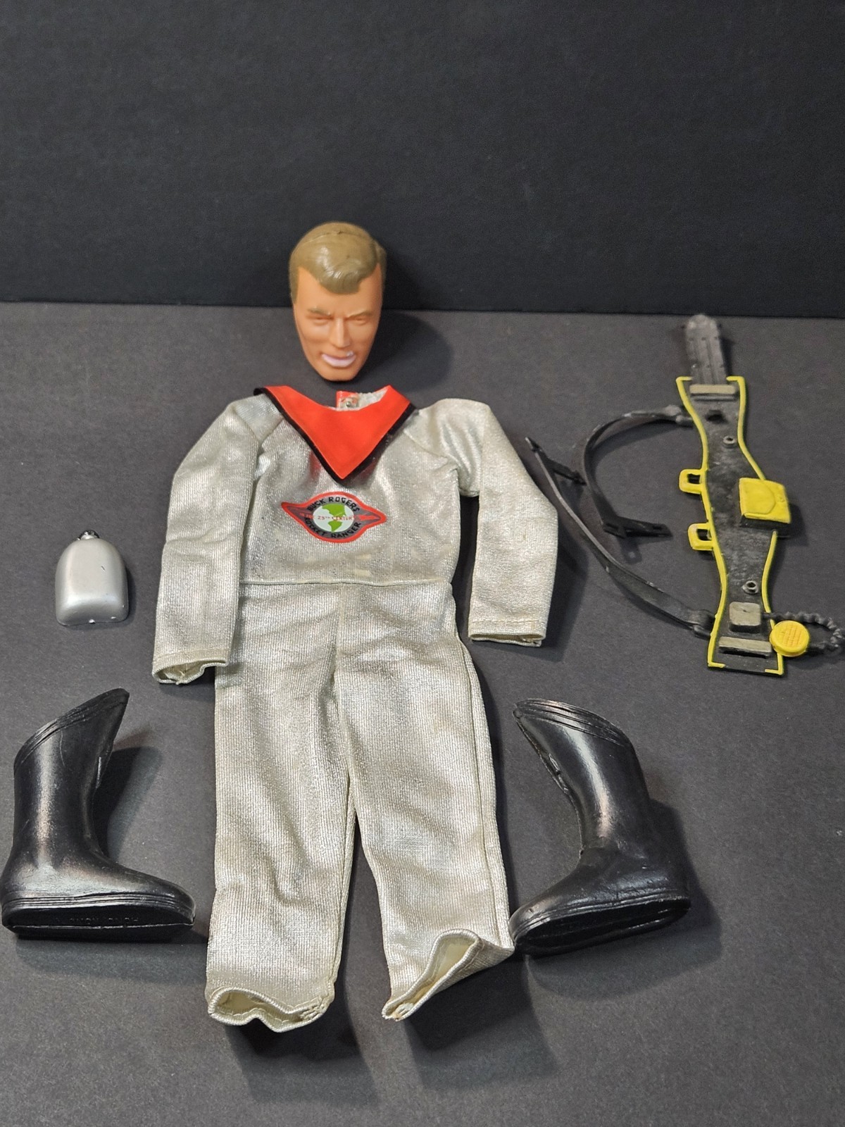 Vintage 1960s IDEAL CAPTAIN ACTION BUCK ROGERS COSTUME AND ACCESSORIES ORIGINAL