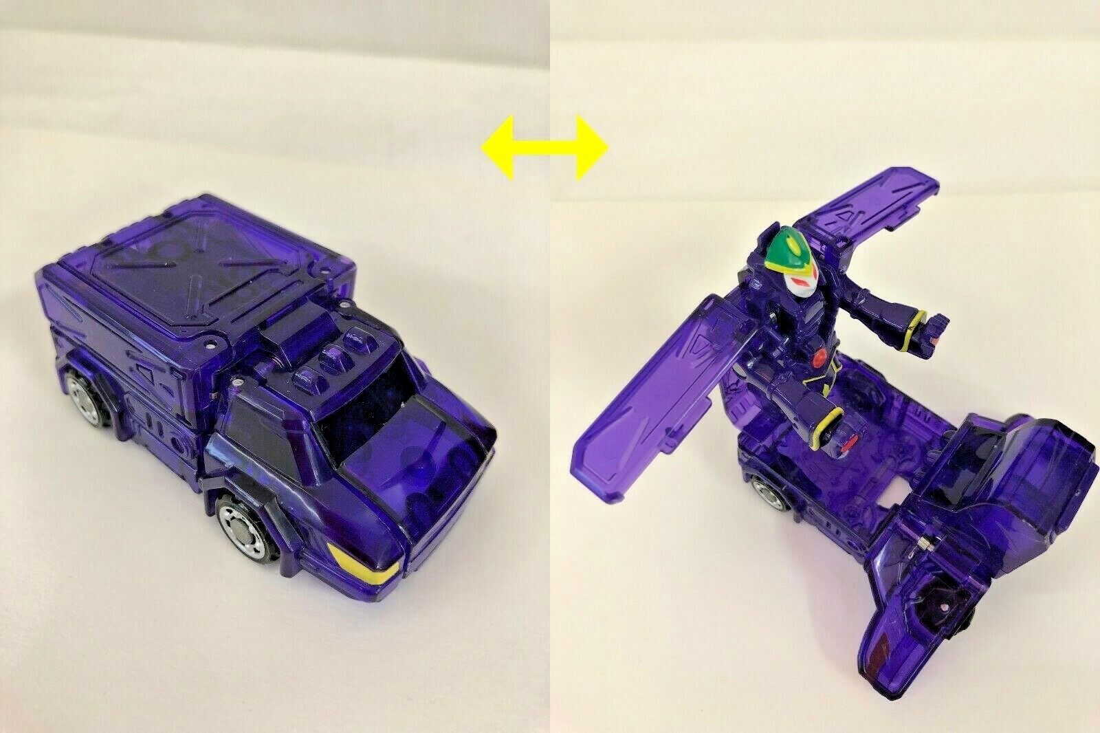 [TURNING MECARD] ANDROMAGICIAN Transformable Robot Car TV Figure+2card