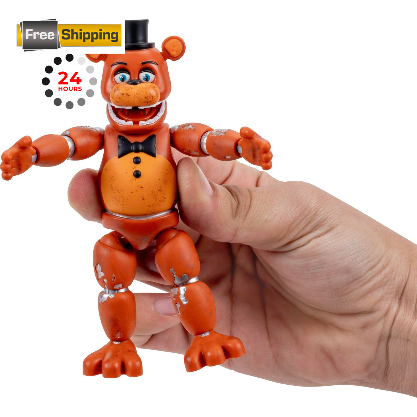 Jazwares Five Nights at Freddy’s Withered Freddy – 5-Inch 5, Multicolor
