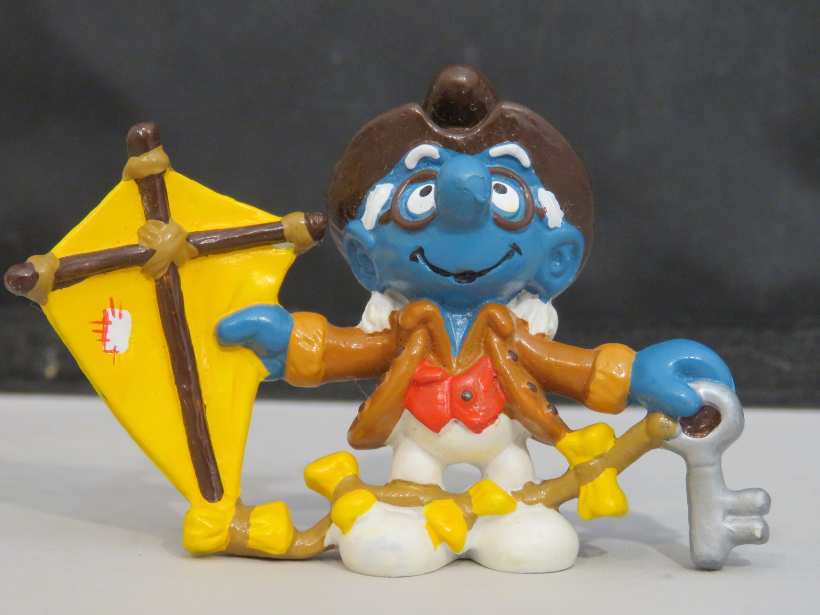 Ben Franklin Smurf Peyo Schleich 1984 #20502 Vintage Rare