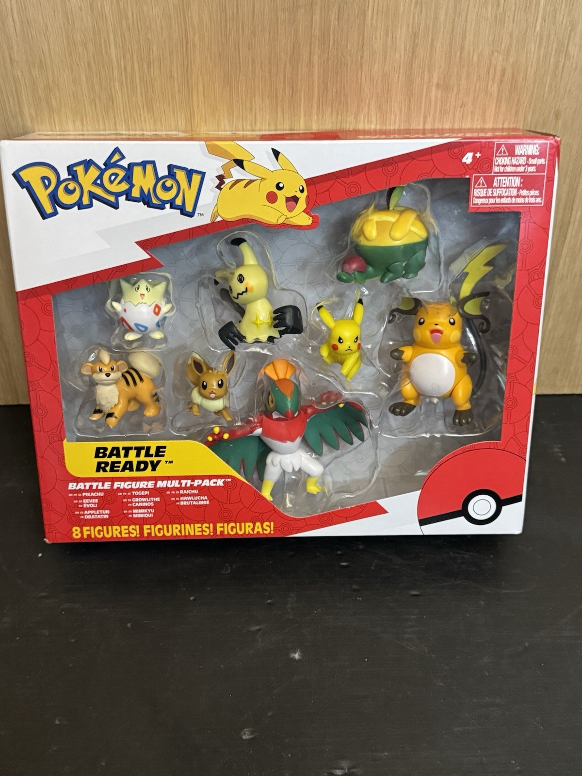 Pokemon Battle Figure 8 Pack Pikachu Eevee Mimikyu Raichu Togepi Set BRAND NEW