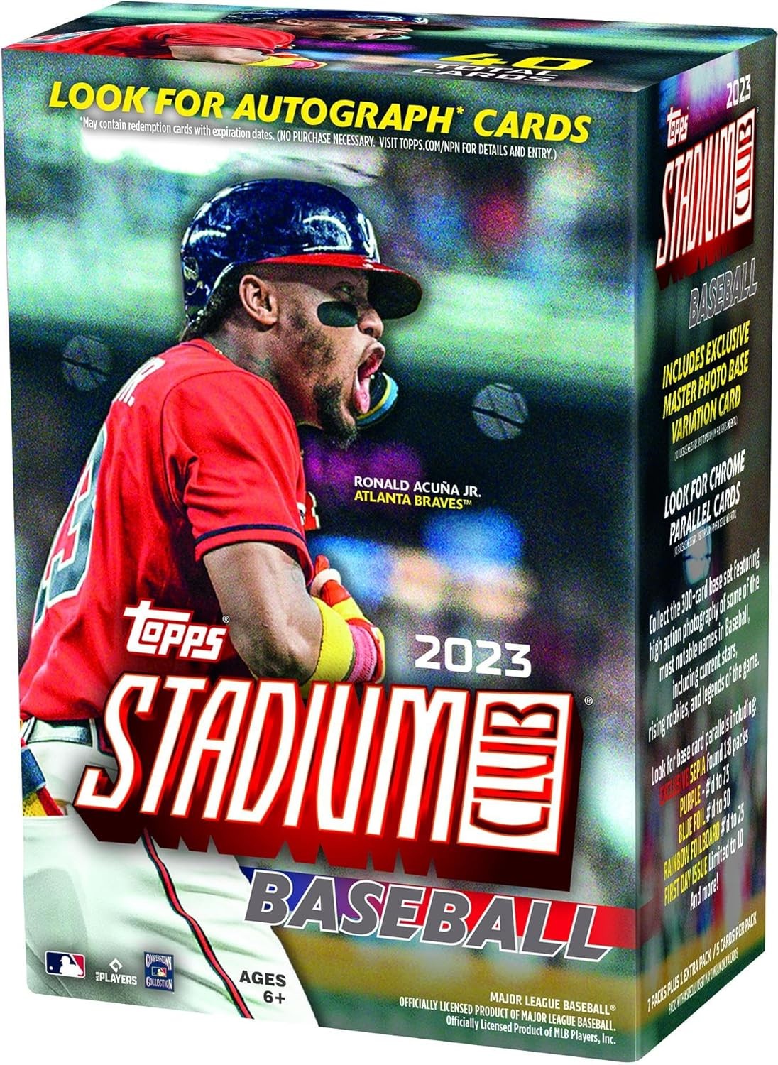 Topps 2023 Stadium Club Baseball Factory Sealed Value One Size, Blue, White