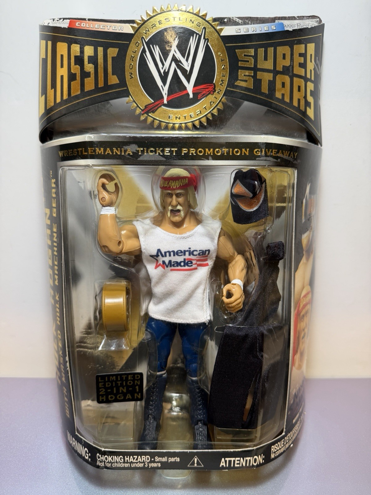 WWE Jakks Classic Superstars Hulk Hogan Limited Edition 2-in-1 Machine Gear