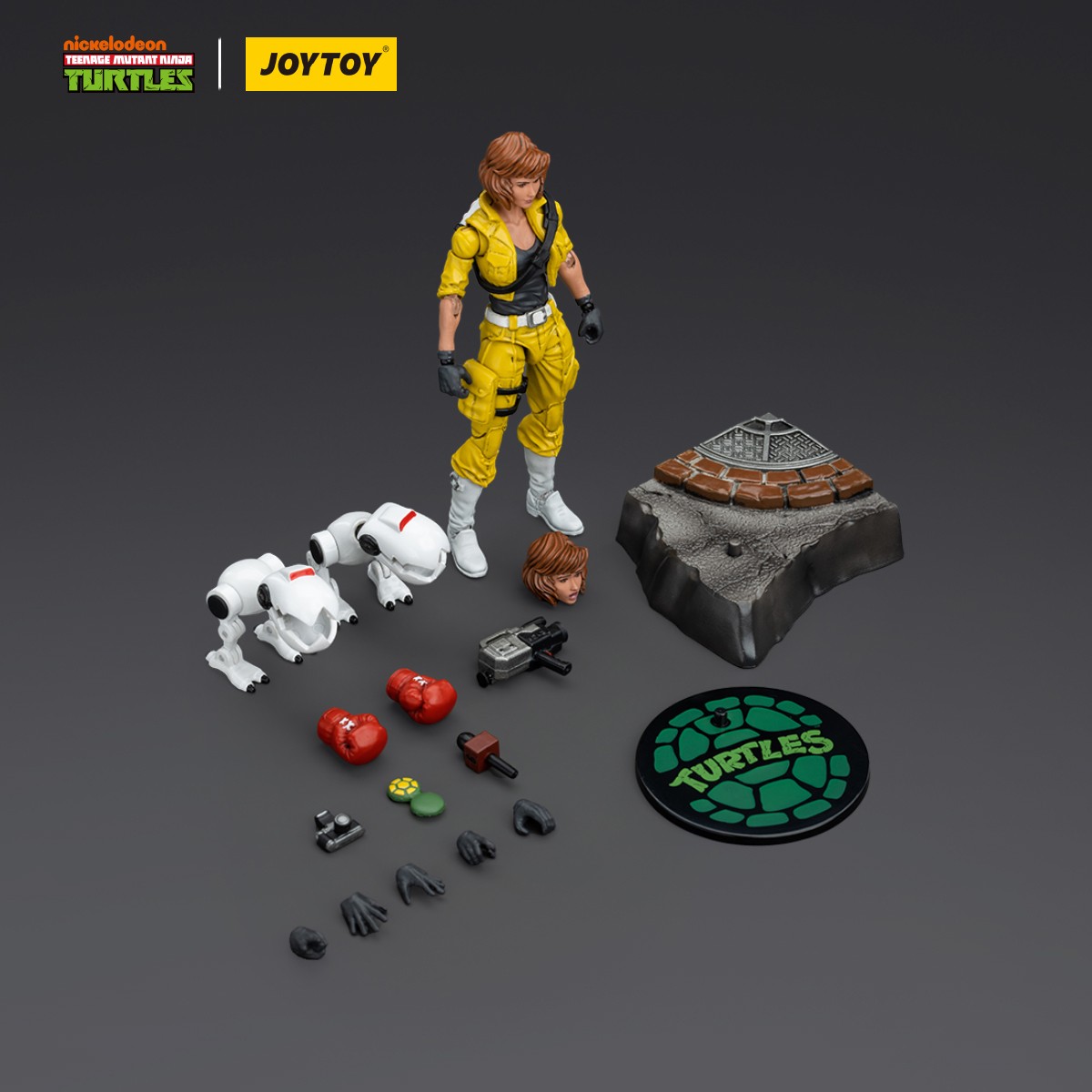 HiPlay JOYTOY TMNT 1/18 April O’Neil JT00669 Action Figure