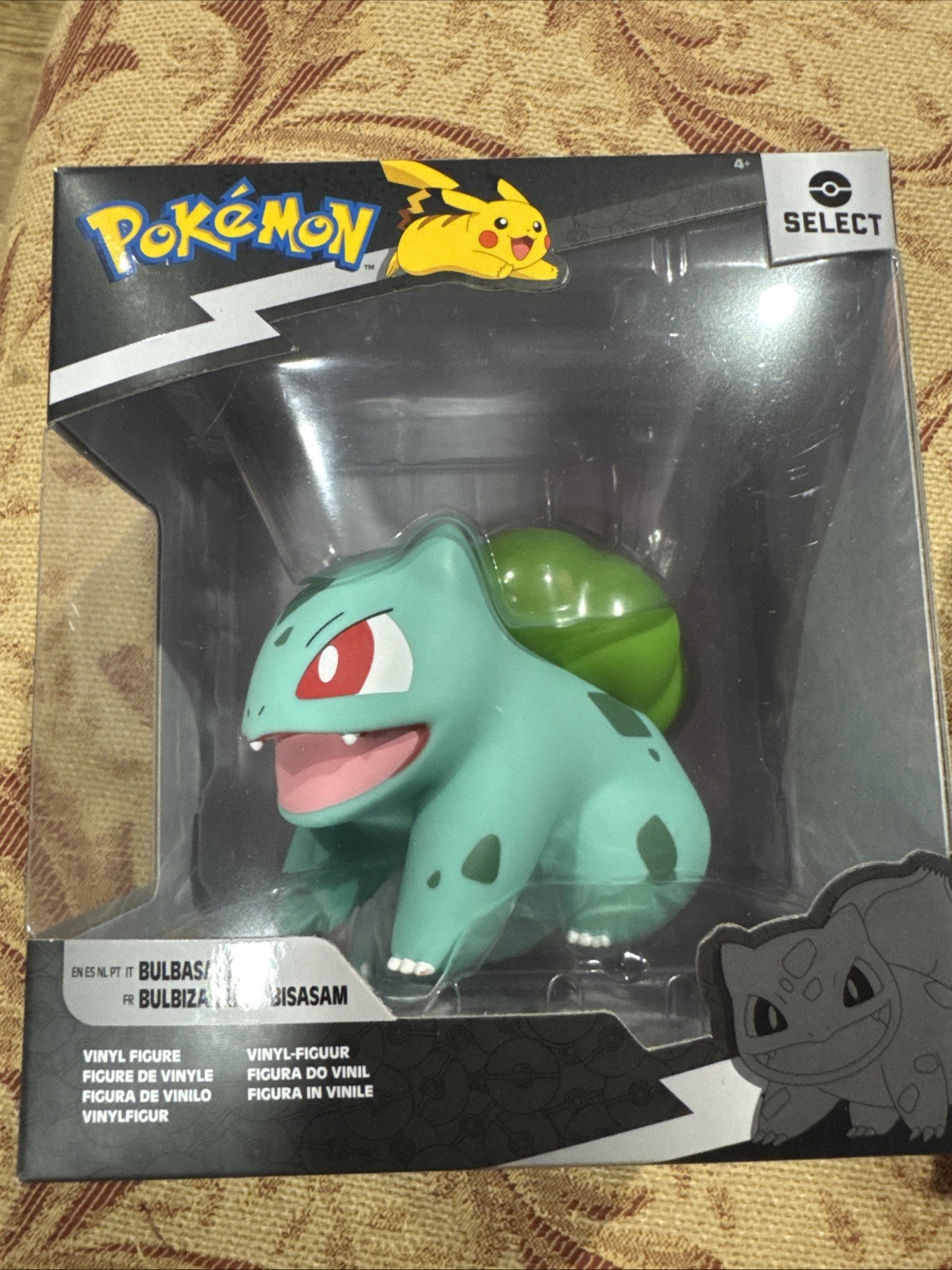 Jazwares Pokémon Select Series 1: BULBASAUR 4″ Vinyl Figure – New Cheap