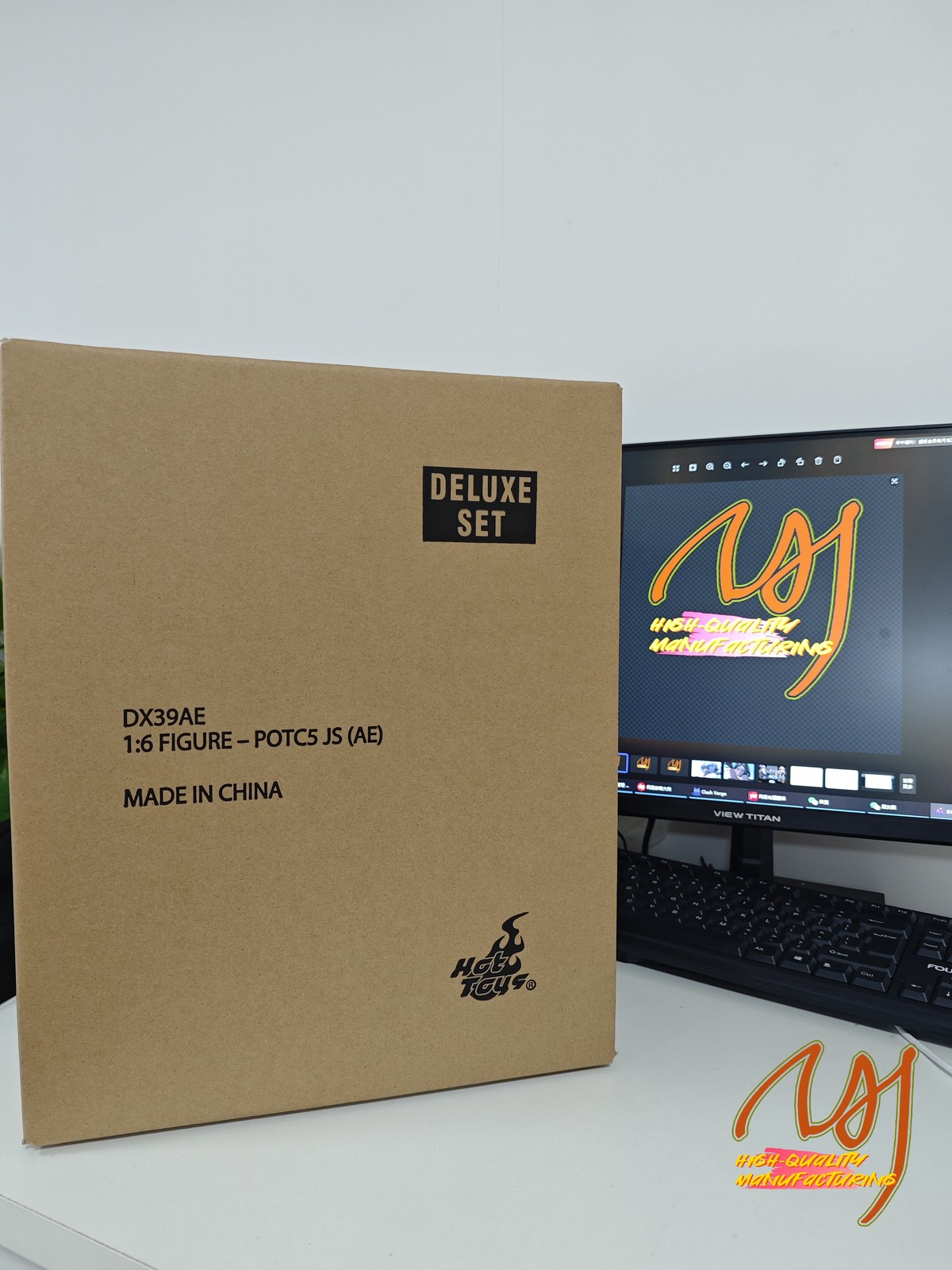 New Hot Toys DX39AE Pirates Caribbean 5 Jack Sparrow Rooted Hair IN STOCK
