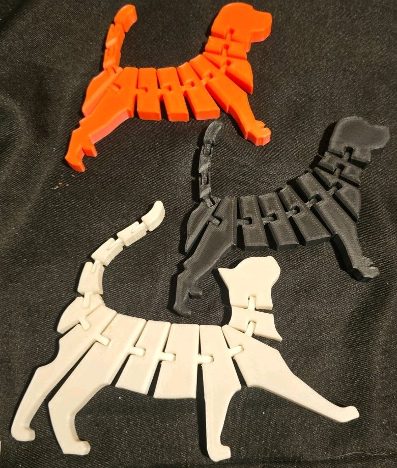 3d Dog/cat Articulated Fidget Toy