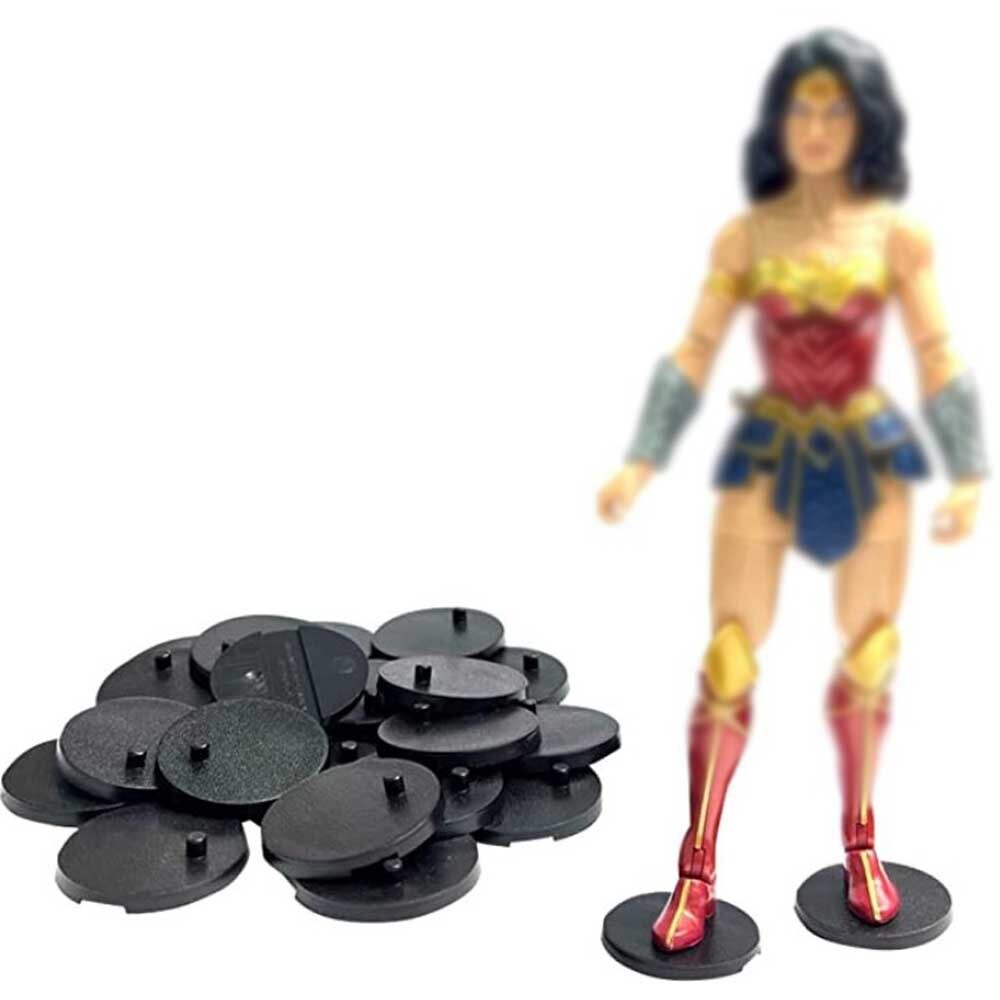 40PCS 6” Modern Action Figure Display Stand Base Holder Figure DISPLAY STANDS
