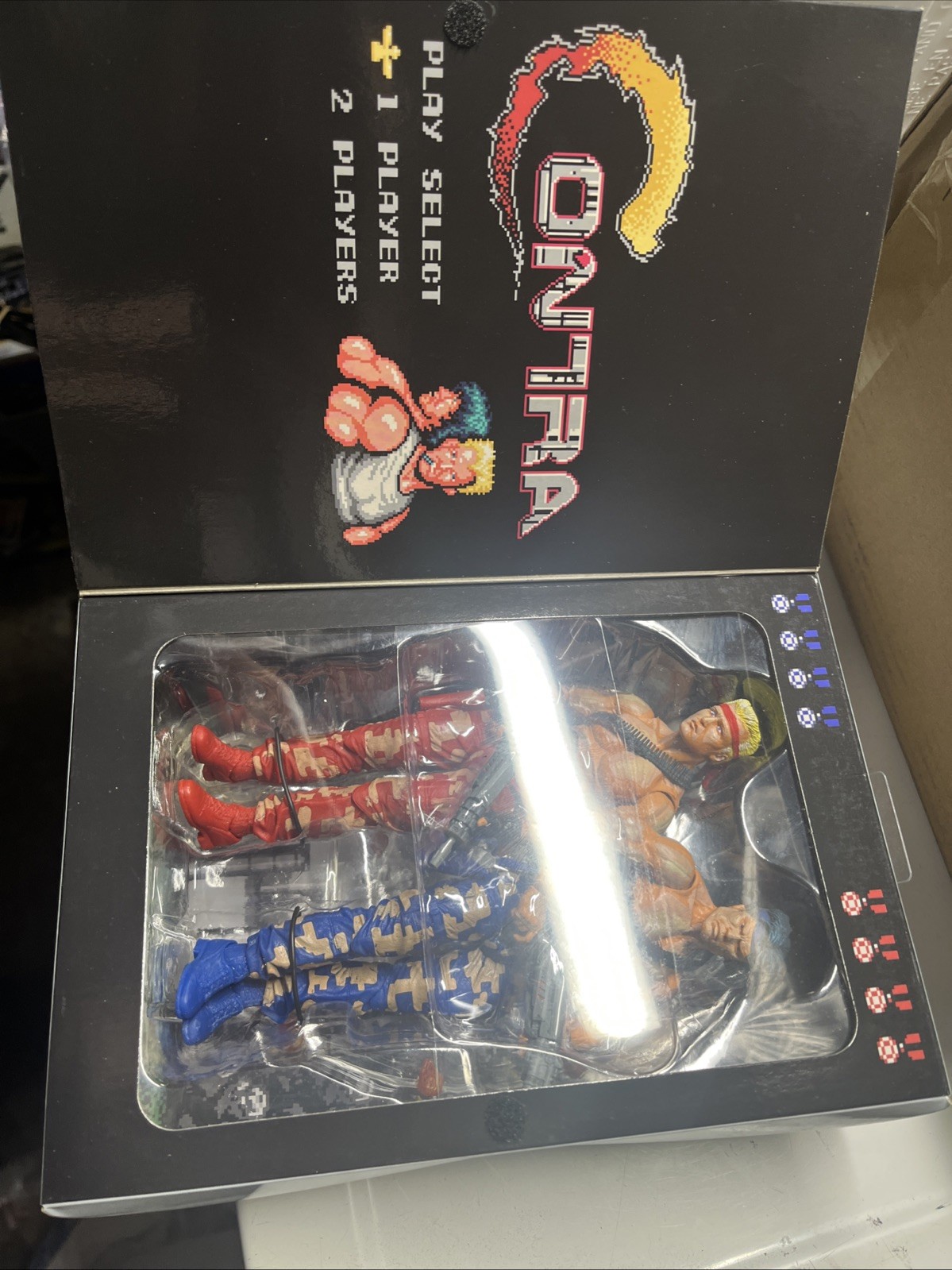 NECA Contra NES Bill & Lance Video Game Appearance 7 Inch-read description.