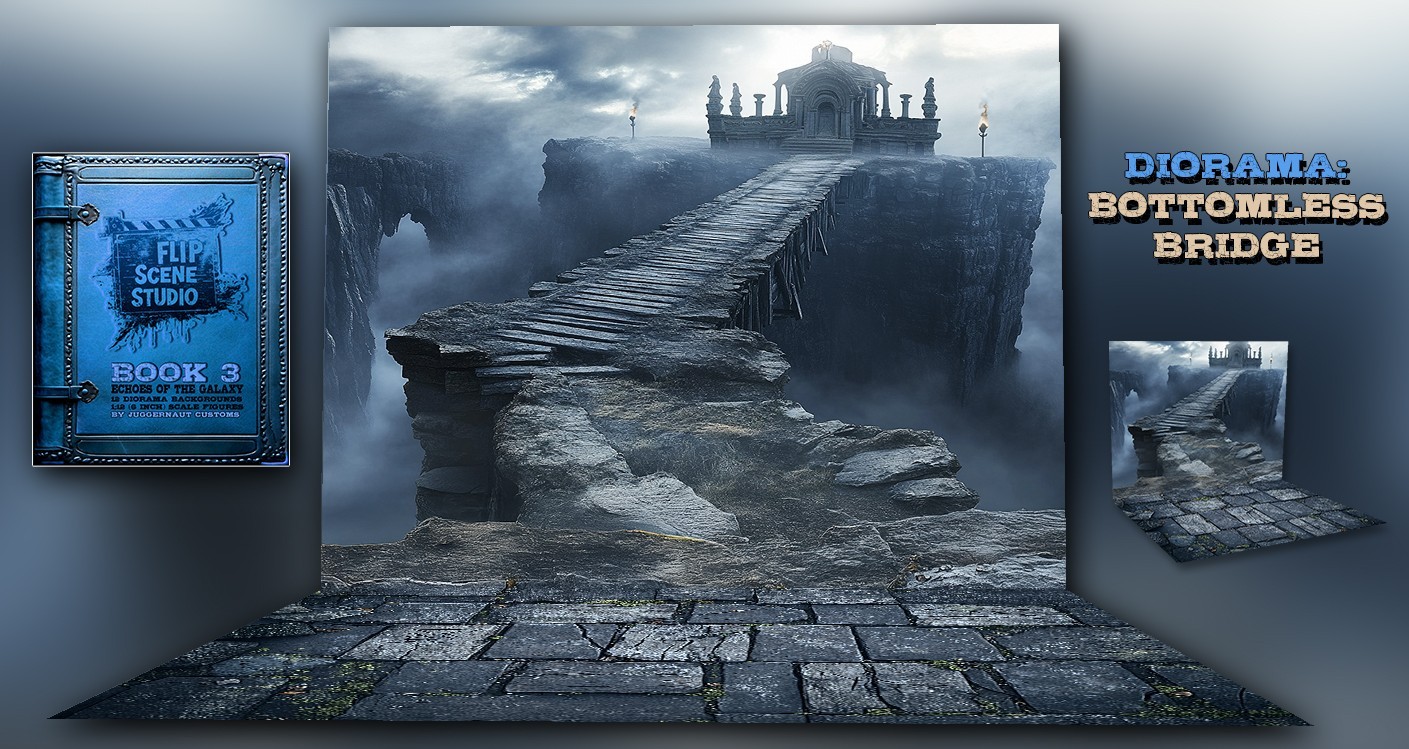 1:12 Scale Flip Scene Studio Book 3 Action Figure Photography Diorama Backdrops