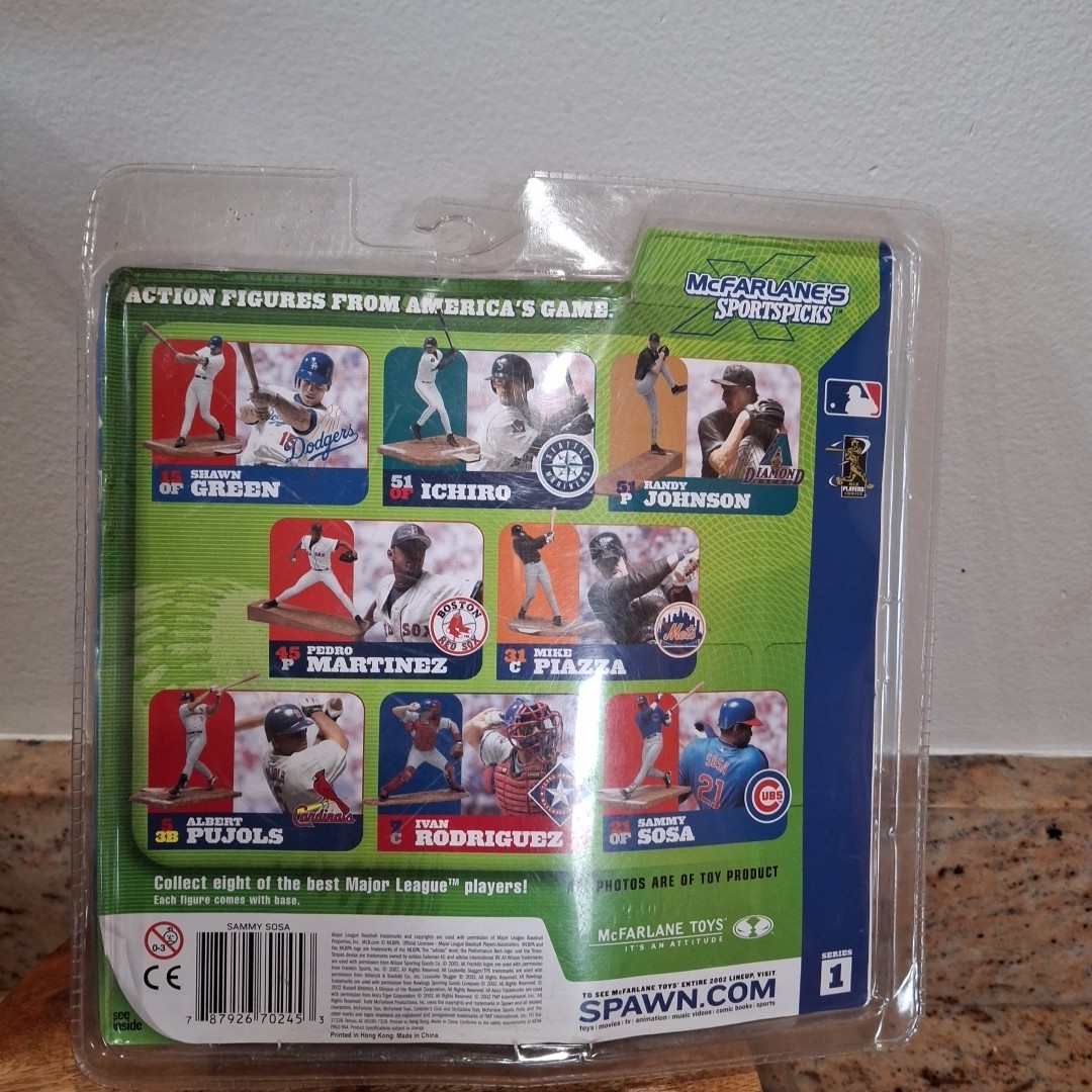 2002 McFarlane Sportspicks Series 1 SAMMY SOSA Gray Variant Action Figure f15