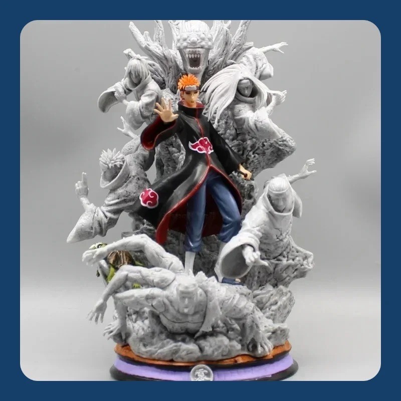 2026 Naruto Akatsuki Pain GK PVC Figure Statue Model Desk Decor Toy Gift Set New