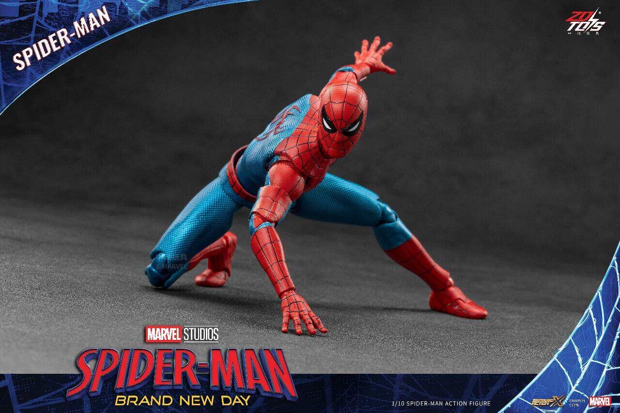 Presale ZD TOY SpiderMan Series Brand New Day Scarlet Spider Man Action Figure