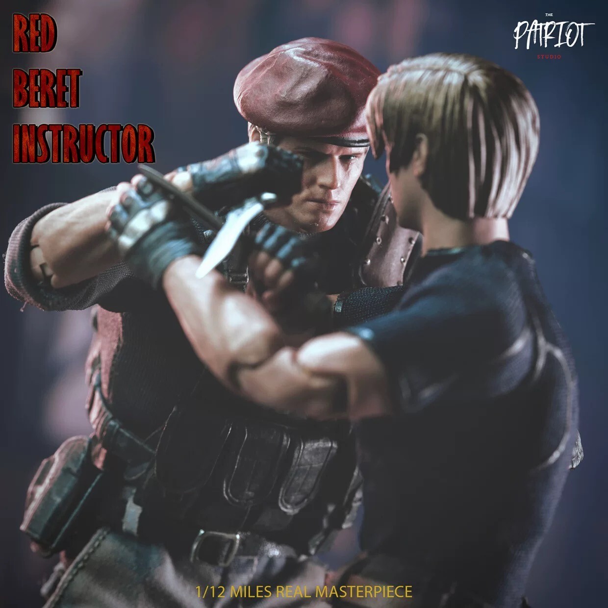 In Stock Patriot Studio 1/12 Resident Zombie Evil Crisis Jack Krauser 6″ Figure