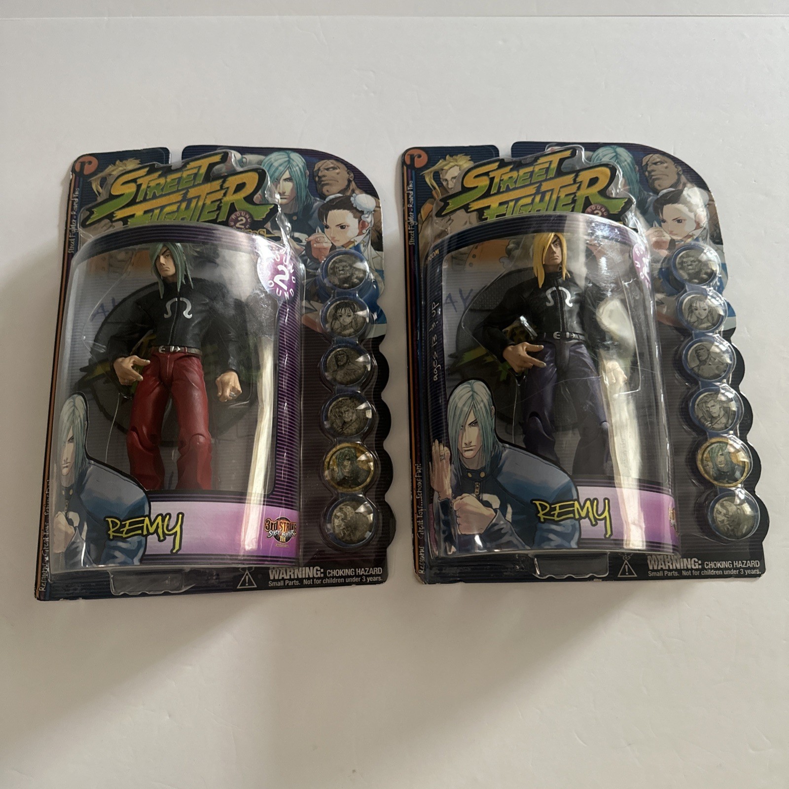 Resaurus Street Fighter action figures- Remy player 1 & 2